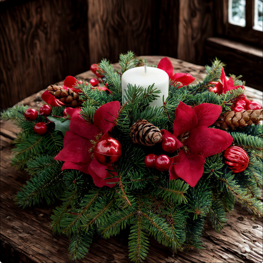 Fire + Frost Centerpiece