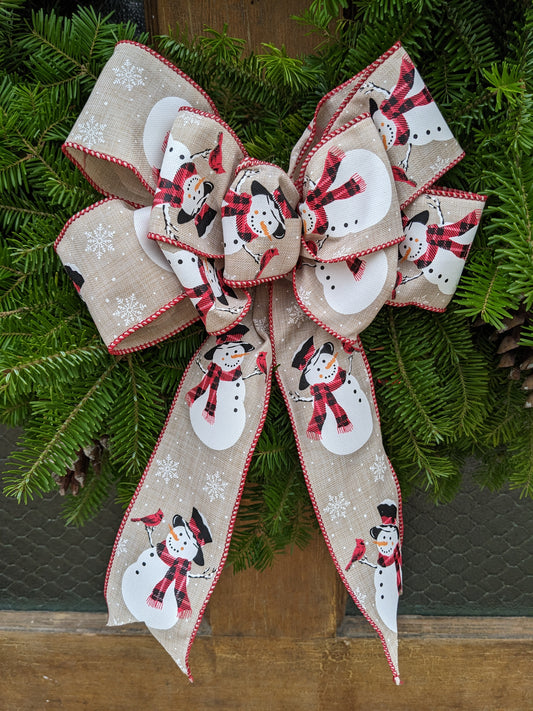 Snowman Bow